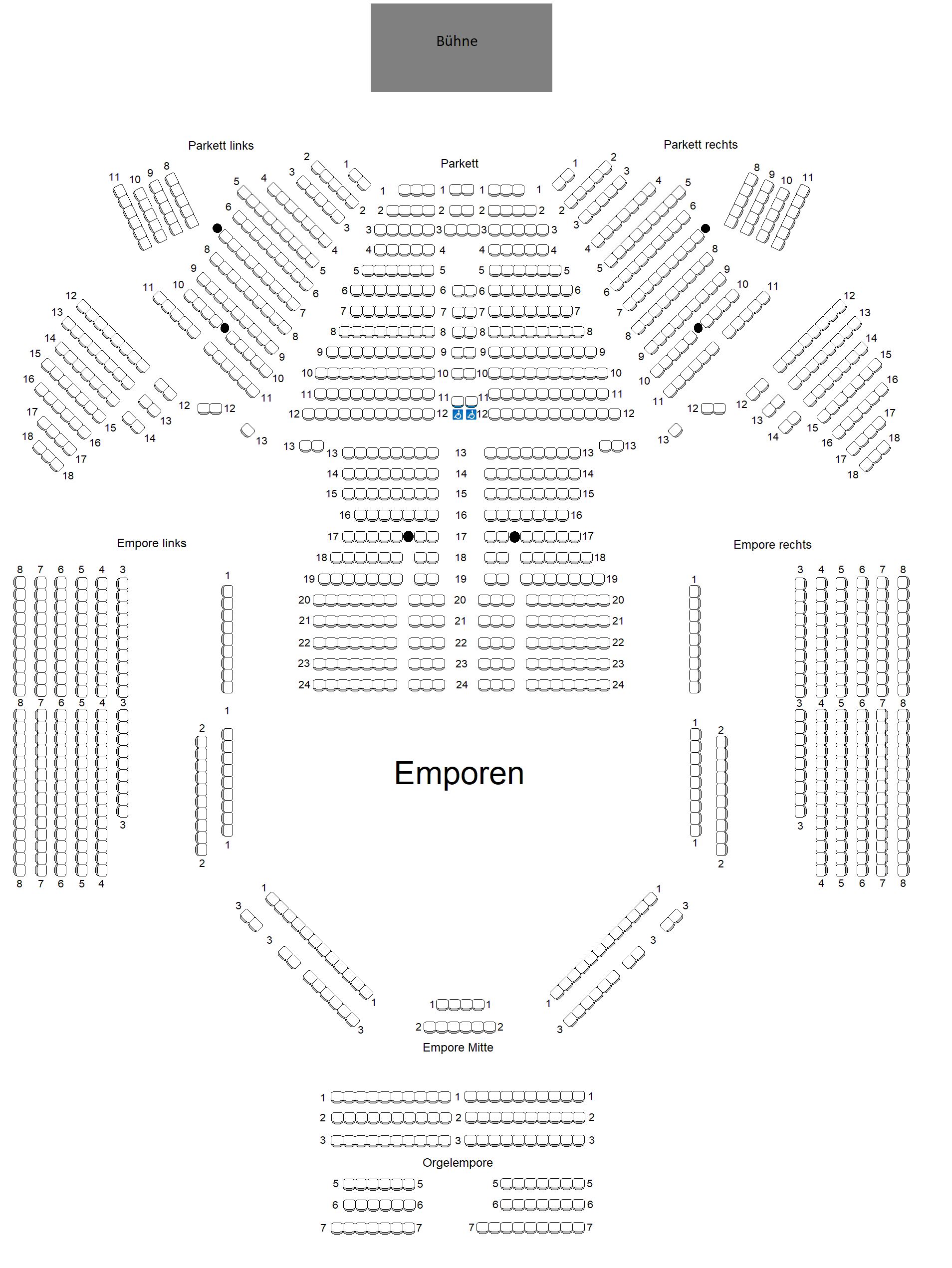 Saalplan